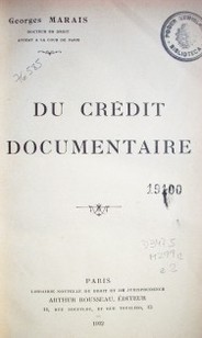 Du crédit documentaire