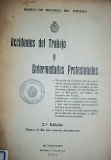 Accidentes del trabajo y enfermedades profesionales