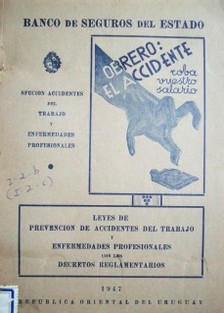 Leyes de prevención de accidentes del trabajo y enfermedades profesionales con los decretos reglamentarios