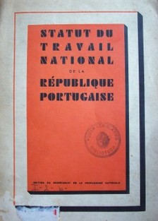 Statut du travail national de la République Portugaise