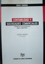 Contabilidad y sociedades comerciales