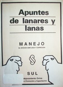 Apuntes de lanares y lanas : manejo