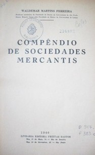 Compêndio de sociedades mercantis