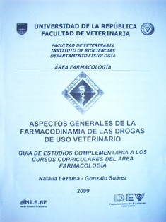 Aspectos generales de la farmacodinamia de las drogas de uso veterinario