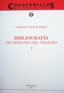 Bibliografía de Derecho del Trabajo