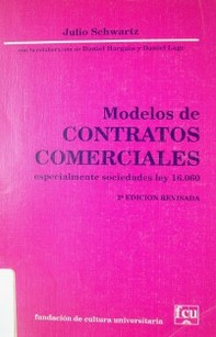 Modelos de contratos comerciales : especialmente Sociedades ley 16.060.