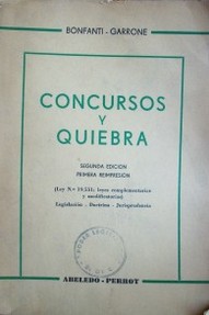 Concursos y quiebra