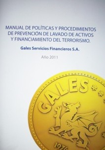 Manual de políticas y procedimientos de prevención de lavado de activos y financiamiento del terrorismo