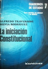 La iniciación constitucional