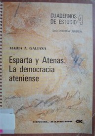 Esparta y Atenas : la democracia ateniense