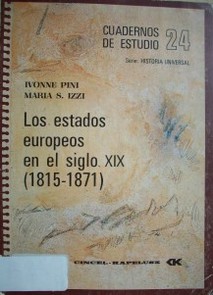 Los estados europeos en el siglo XIX (1815-1871)