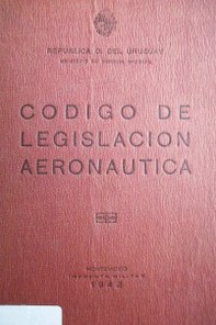 Código de legislación aeronáutica