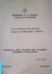 Manual del curso de clases teórico-práctico