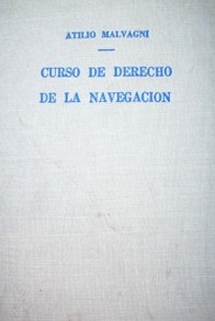 Curso de derecho de la navegacion