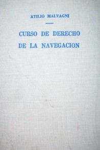 Curso de derecho de la navegacion