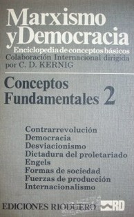 Marxismo y democracia : conceptos fundamentales