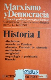Marxismo y democracia : historia