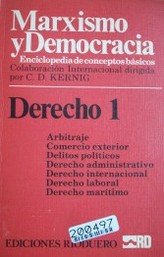 Marxismo y democracia : derecho