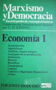 Marxismo y democracia : economía