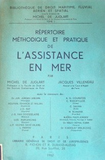 Repertoire méthodique et pratique de l'assistance en mer