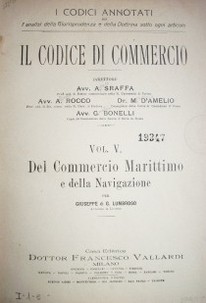 Il codice di commercio