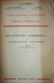 Les contrats commerciaux