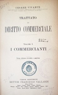 Trattato di diritto commerciale