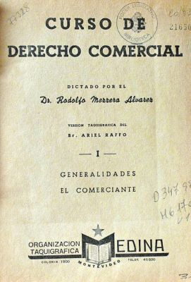 Curso de derecho comercial