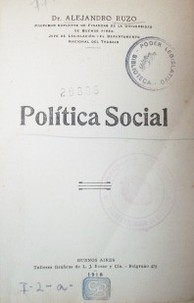 Política social