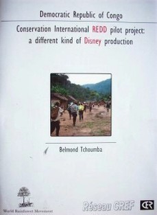 Democratic Republic of Congo : Conservation International REDD pilot project : a different kind of Disney production = République Démocratique du Congo : le projet pilote REDD de Conservation International : une production inédite de la Disney