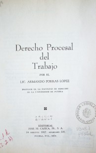 Derecho procesal del trabajo