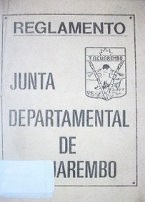 Junta Departamental de Tacuarembó : reglamento