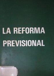 La reforma previsional