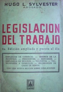 Legislación del trabajo