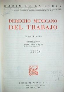 Derecho mexicano del trabajo