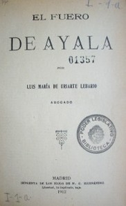 El Fuero de Ayala