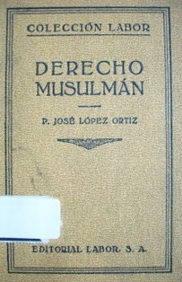 Derecho musulmán