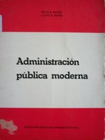 Administración pública moderna