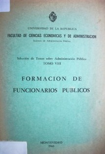 Formación de funcionarios públicos