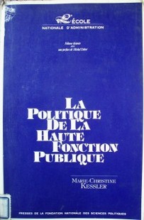 La politique de la haute fonction publique