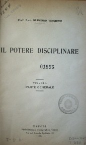 Il potere disciplinare