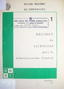 Licencias de los funcionarios públicos (decreto no.641/973)