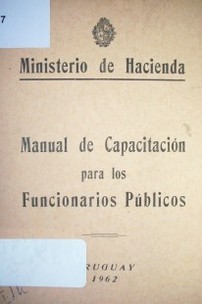 Manual de capacitación para los funcionarios públicos