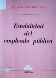 Estabilidad del empleado público