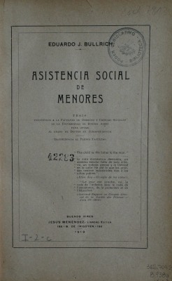 Asistencia social de menores