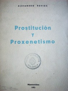 Prostitución y proxenetismo