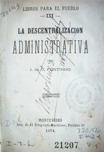 La descentralización administrativa
