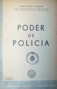 Poder de policía