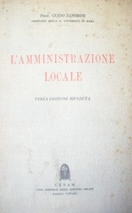 L'amministrazione locale