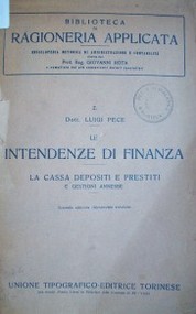 Le intendenze di finanza